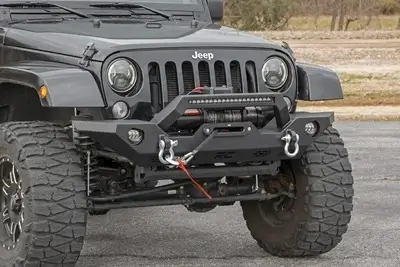 Heavy-duty truck bumper and winch installation in Sykesville, MD