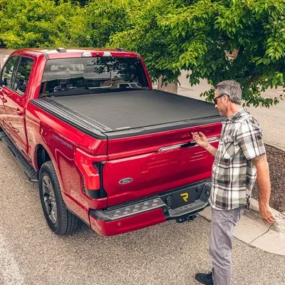 Tonneau cover installed on pickup truck bed in Sykesville, MD