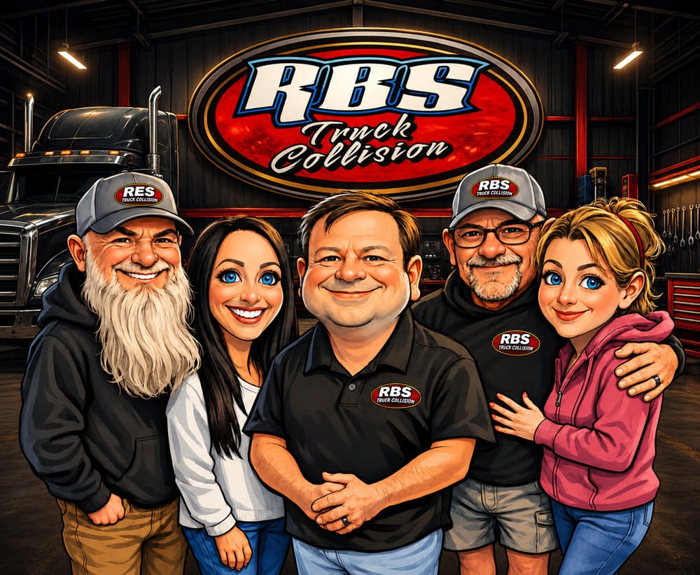 RBS Team Caricature RBS Truck Collision in Sykesville, MD